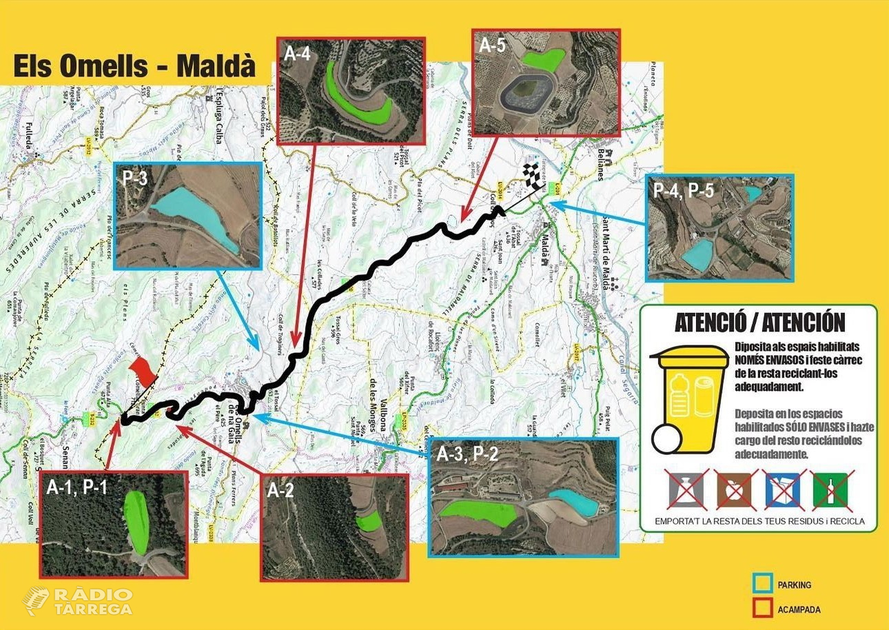 El RallyRACC Catalunya-Costa Daurada transcorrerà demà entre els Omells de Na Gaia i Maldà