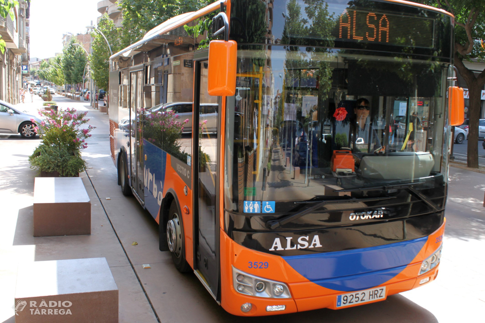 L’Ajuntament de Tàrrega habilitarà un servei extraordinari i gratuït del bus urbà per Tots Sants