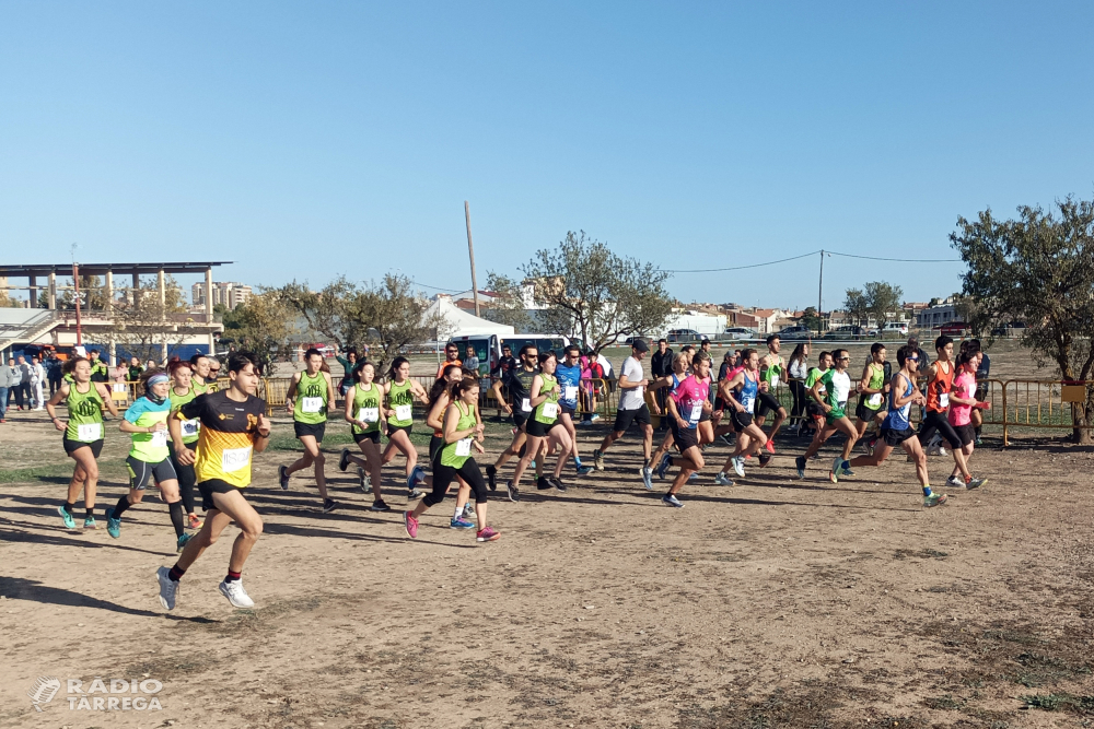 Xifra rècord de participació al 29è Cros Ciutat de Tàrrega, convocatòria que aplega més de 800 atletes