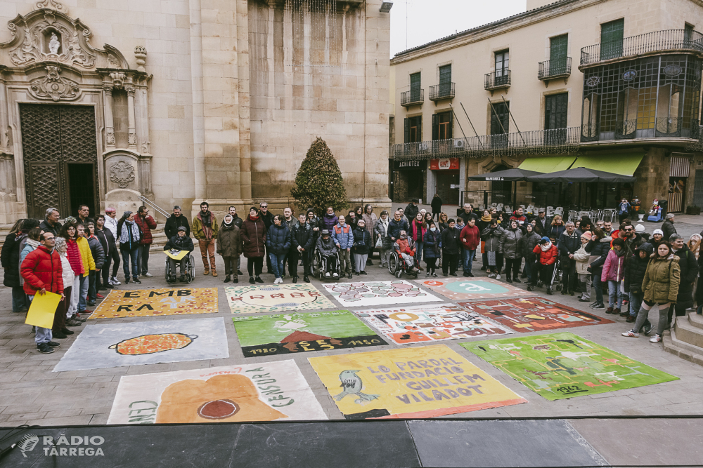 L’Associació Alba reivindica l’accés a la cultura amb una performance artística per commemorar el Dia Mundial de la Discapacitat