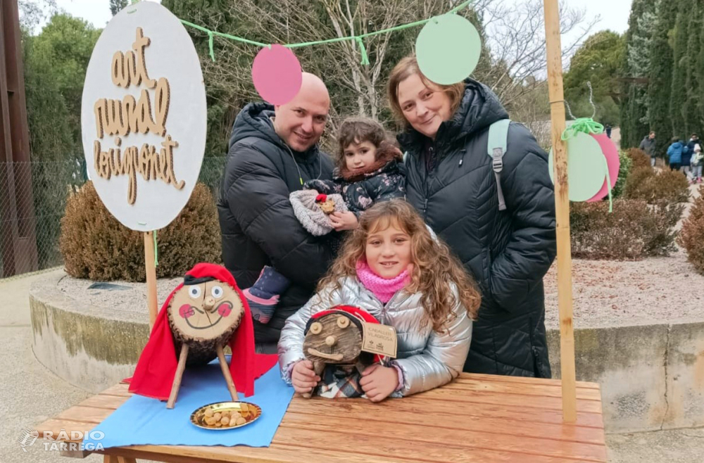 Més d’una vintena de famílies participen a la recerca del Tió al Parc de Sant Eloi de Tàrrega