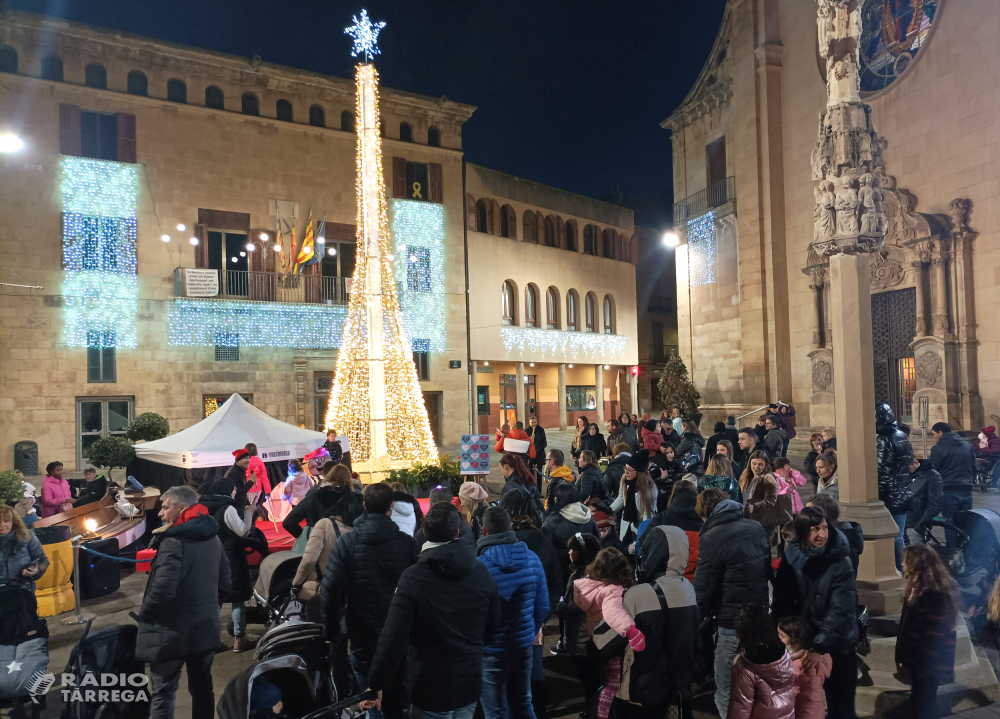 Tàrrega celebra la festa del Tió de Guixanet en el marc de la campanya de dinamització comercial de les festes