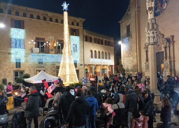 Tàrrega celebra la festa del Tió de Guixanet en el marc de la campanya de dinamització comercial de les festes