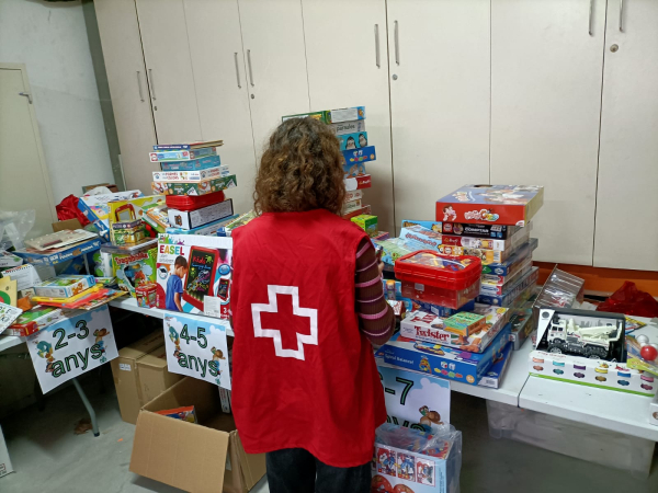 Creu Roja Joventut reparteix més de 4.500 joguines entre quasi 2.000 infants de la província de Lleida