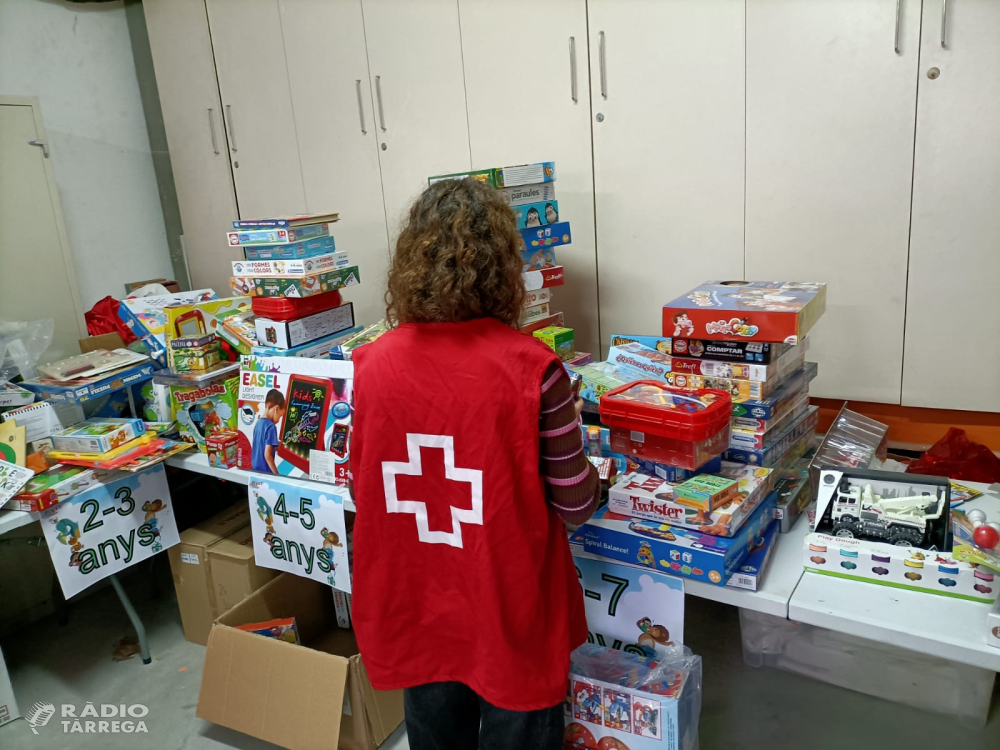 Creu Roja Joventut reparteix més de 4.500 joguines entre quasi 2.000 infants de la província de Lleida