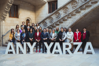 L'alcaldessa de Tàrrega assisteix a la cloenda de l'Any Nativitat Yarza, primera alcaldessa elegida democràticament a Catalunya