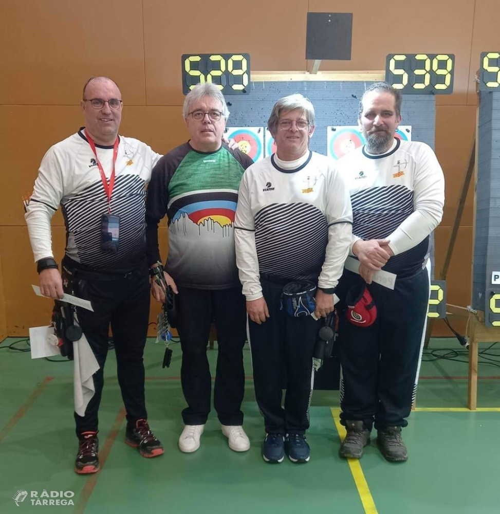 El targarí Antoni Soteras del Club de Tir amb Arc Urgell, tercer al Campionat de Catalunya