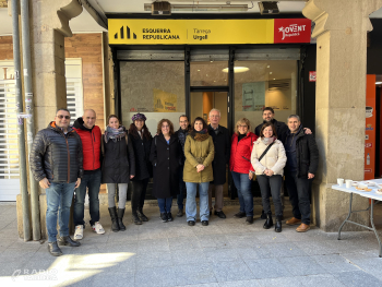 Esquerra Republicana inaugura la seva nova seu al centre de Tàrrega