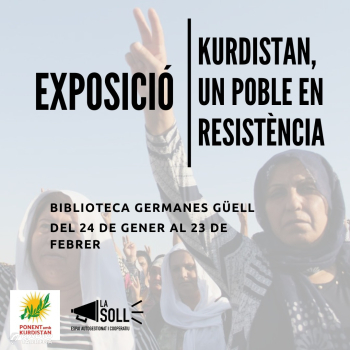 La Soll organitza l'exposició 'Kurdistan, un poble en resistència' fins al 23 de febrer a la biblioteca Germanes Güell