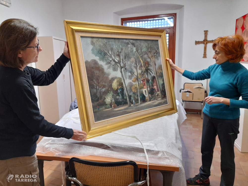 El Museu Tàrrega Urgell restaura una obra del pintor Francesc Marsà