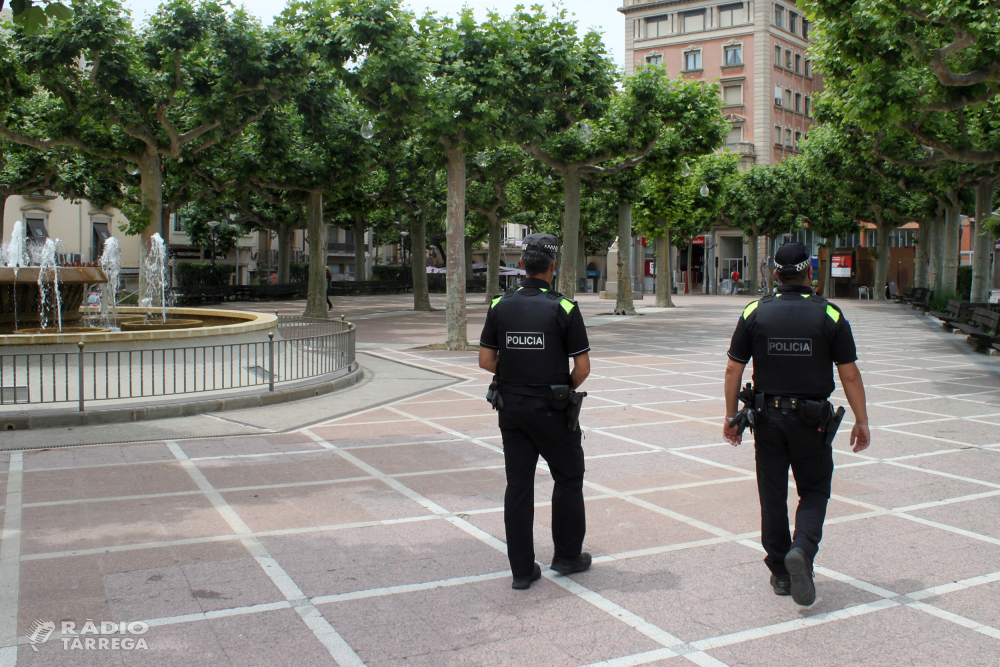 L’Ajuntament de Tàrrega convocarà un procés selectiu per cobrir tres places d’agent de la Policia Local