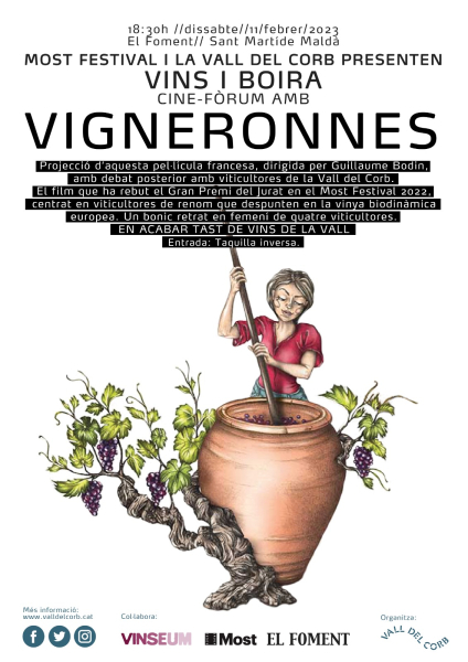 Sant Martí de Maldà celebra 'Vins i Boira' projectant el documental guanyador del darrer MostFestival 'Vigneronnes'