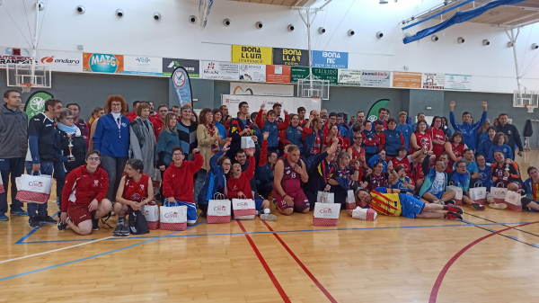 105 esportistes amb d'altres capacitats participen al 31è Campionat Territorial de Bàsquet a Tàrrega