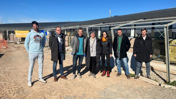 Joan Talarn visita el futur equipament comunitari ‘La Bassa’, a Sant Martí de Maldà