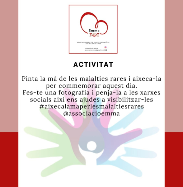 L'Associació Emma de Tàrrega apropa la celebració del Dia Mundial de les malalties rares als centres educatius