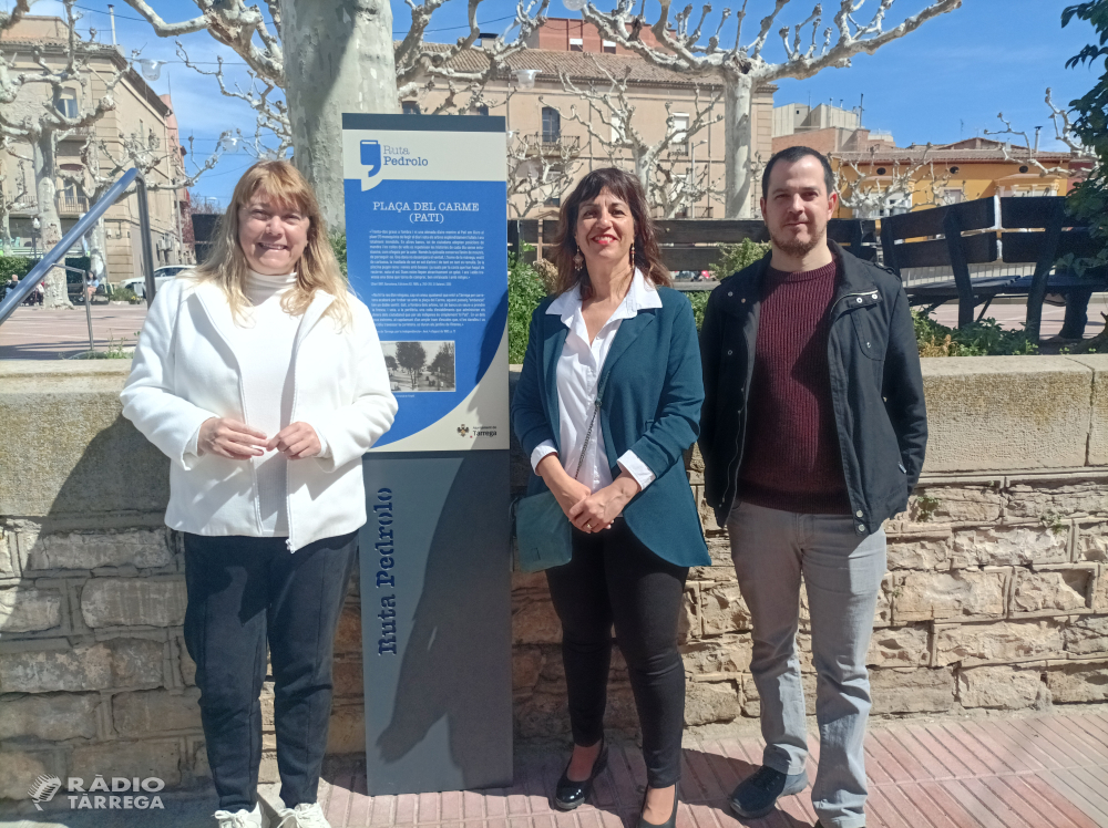 Tàrrega estrena una ruta turística i cultural dedicada a l’escriptor Manuel de Pedrolo