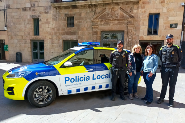 La Policia Local de Tàrrega estrena el seu primer vehicle logotipat segons els nous estàndards europeus
