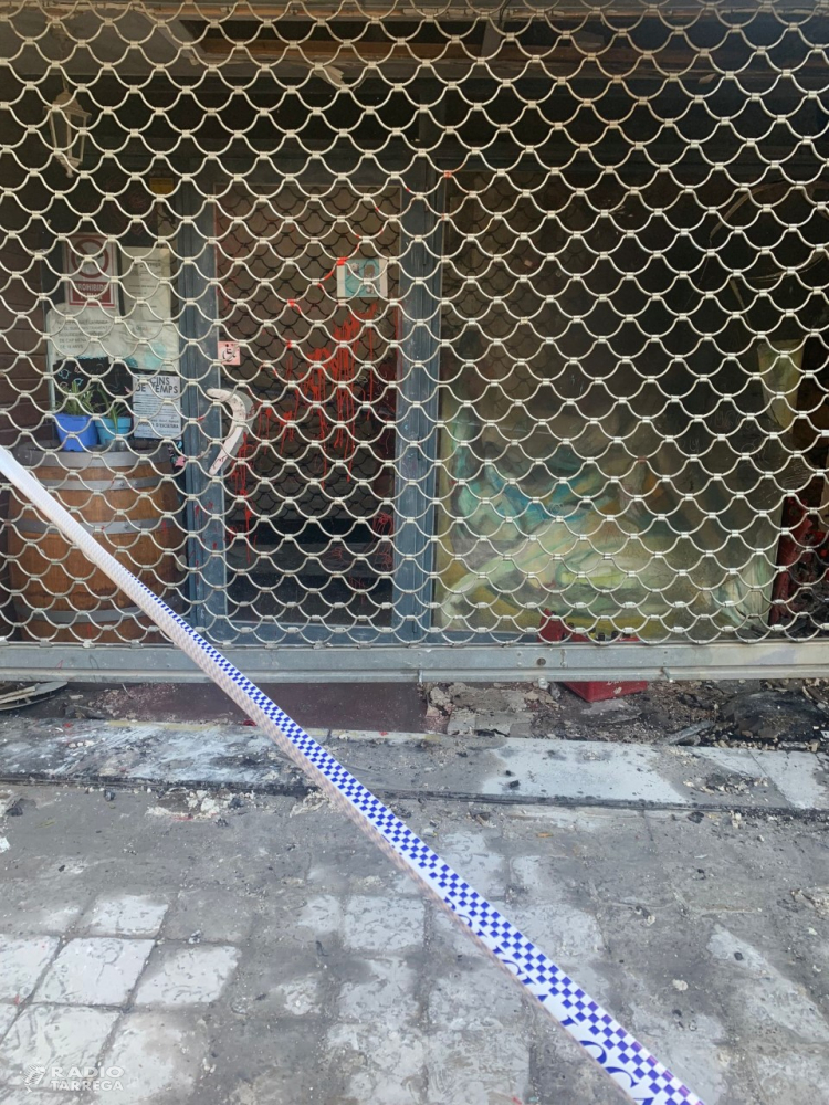 Una dona detinguda com a pressumpta autora d'un incendi en un restaurant de Tàrrega