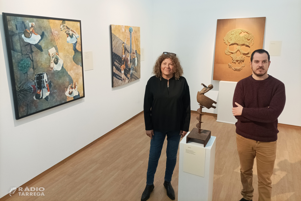La Sala Marsà de Tàrrega inaugura una exposició amb escultura, pintura i poesia de l’artista lleidatana Dolors Comajuncosa