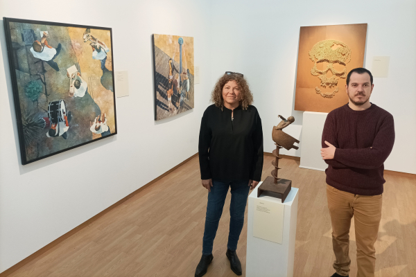 La Sala Marsà de Tàrrega inaugura una exposició amb escultura, pintura i poesia de l’artista lleidatana Dolors Comajuncosa