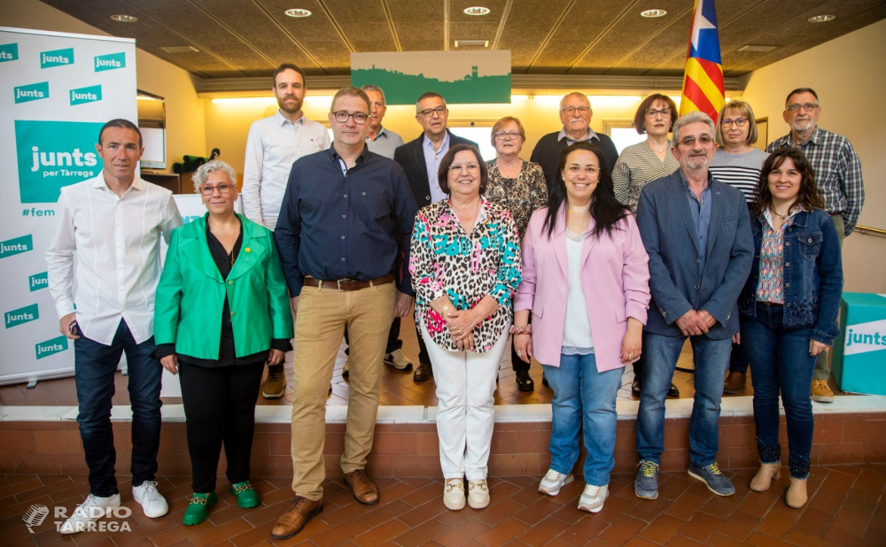 Junts X Tàrrega presenta la seva llista electoral per les eleccions municipals del maig
