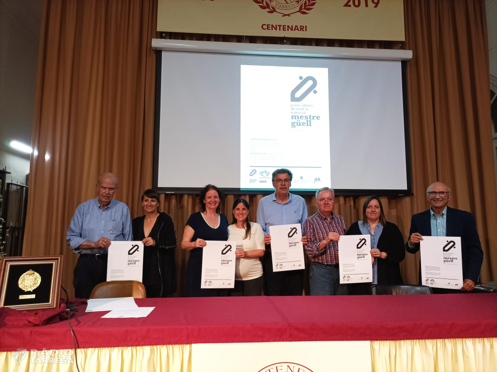 La Societat Ateneu de Tàrrega crea el certamen de novel·la històrica: Premi Mestre Güell