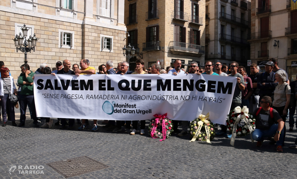 Els pagesos reclamen ajuts immediats pel tancament dels canals i una "solució de país" per evitar "una mort anunciada"