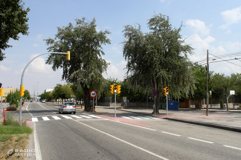 L’Ajuntament de Tàrrega adjudica un lot d’obres per millorar la seguretat viària al tram urbà de la C-14