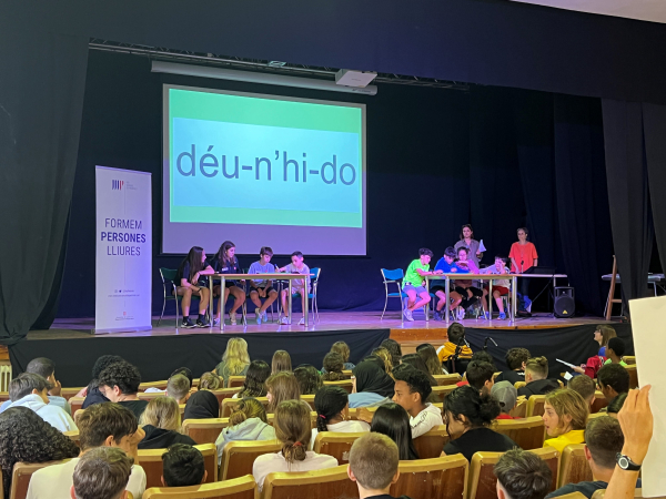 Concurs d'ortografia entre els alumnes de 1e d'ESO de l'institut Manuel de Pedrolo de Tàrrega i La Segarra de Cervera