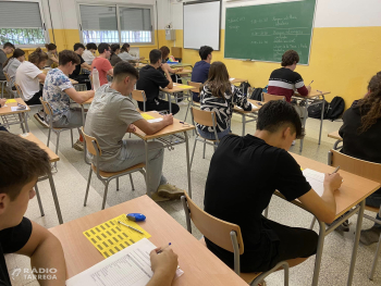 Tàrrega acull per quart any més de 200 alumnes per efectuar les proves d’accés a la universitat