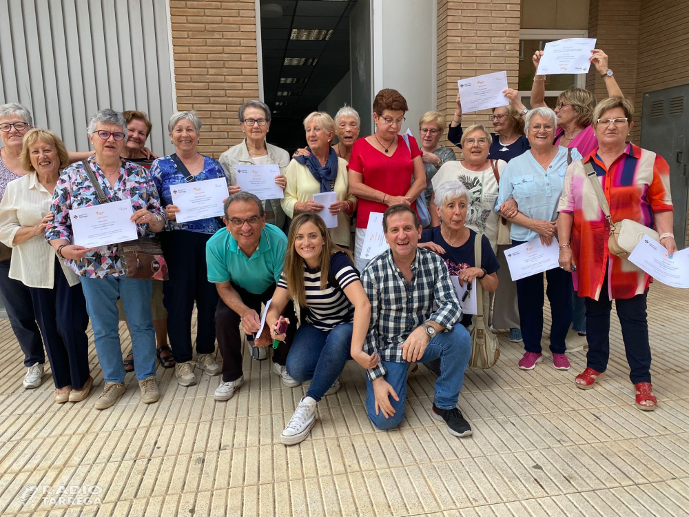 Més d'una vintena de persones es beneficien del taller de memòria celebrat a Tàrrega