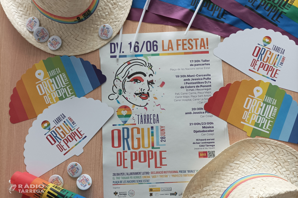 Tàrrega reivindica totes les formes d’estimar amb una festa aquest divendres 16 de juny