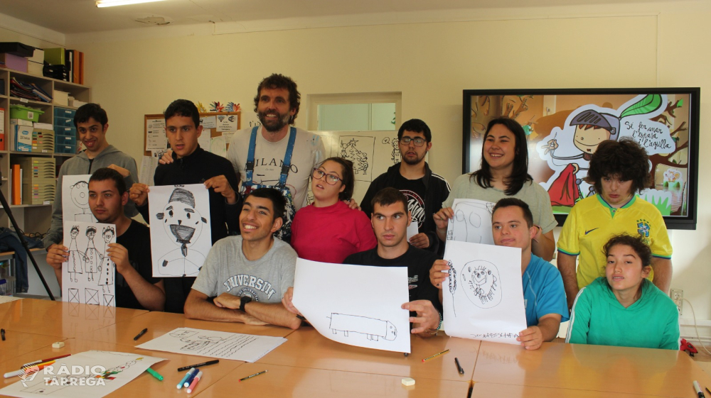 El dibuixant Joan Turu il·lustrarà el proper Calendari d’Advent Solidari de l’Escola Alba amb la col·laboració dels alumnes