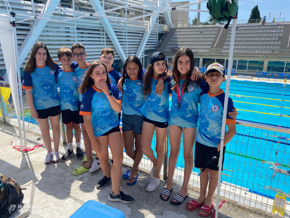 Actualització: 4 medalles i 7 diplomes al Campionat de Catalunya d’estiu aleví per al Club Natació Tàrrega