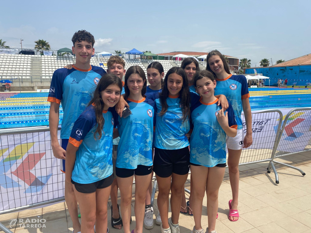 2 Campions de Catalunya, 5 ors, 2 plates i 4 bronzes pels nedadors del Club Natació Tàrrega en el Campionat de Catalunya d’estiu Infantil