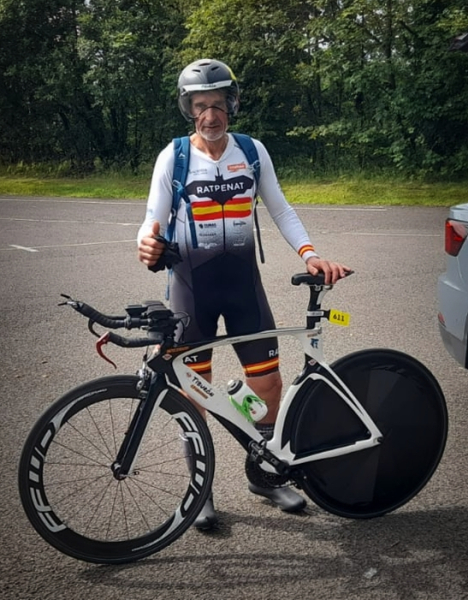El ciclista targarí Manel Seco participa als mundials de Glasgow 2023