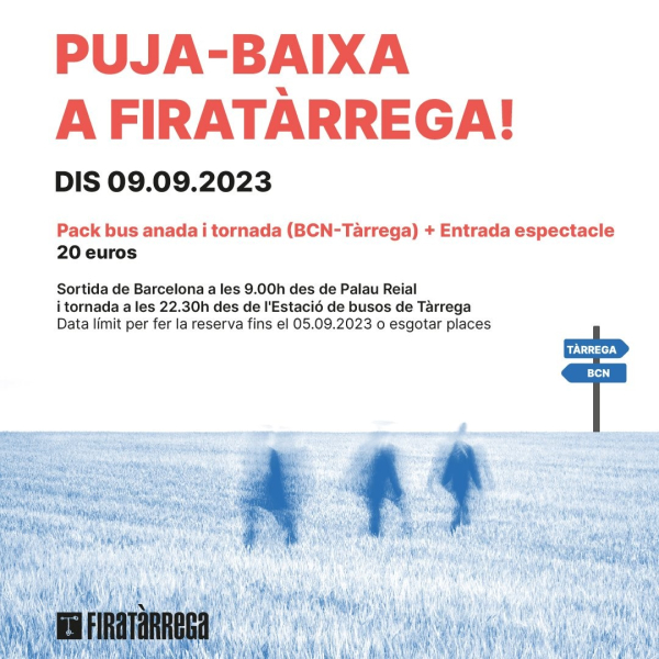 FiraTàrrega ofereix l’experiència “Puja-baixa”, un bus llançadora des de Barcelona i una entrada per 20 euros
