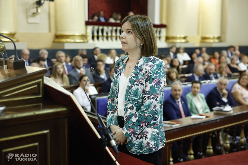 La senadora targarina Sara Bailac, nova portaveu del grup parlamentari d'Esquerra Republicana al Senat