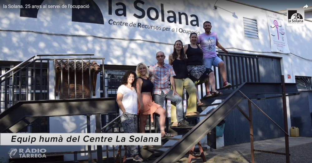 La Solana de Tàrrega celebra els seus 25 anys oferint eines per millorar la formació i ocupació de la ciutadania