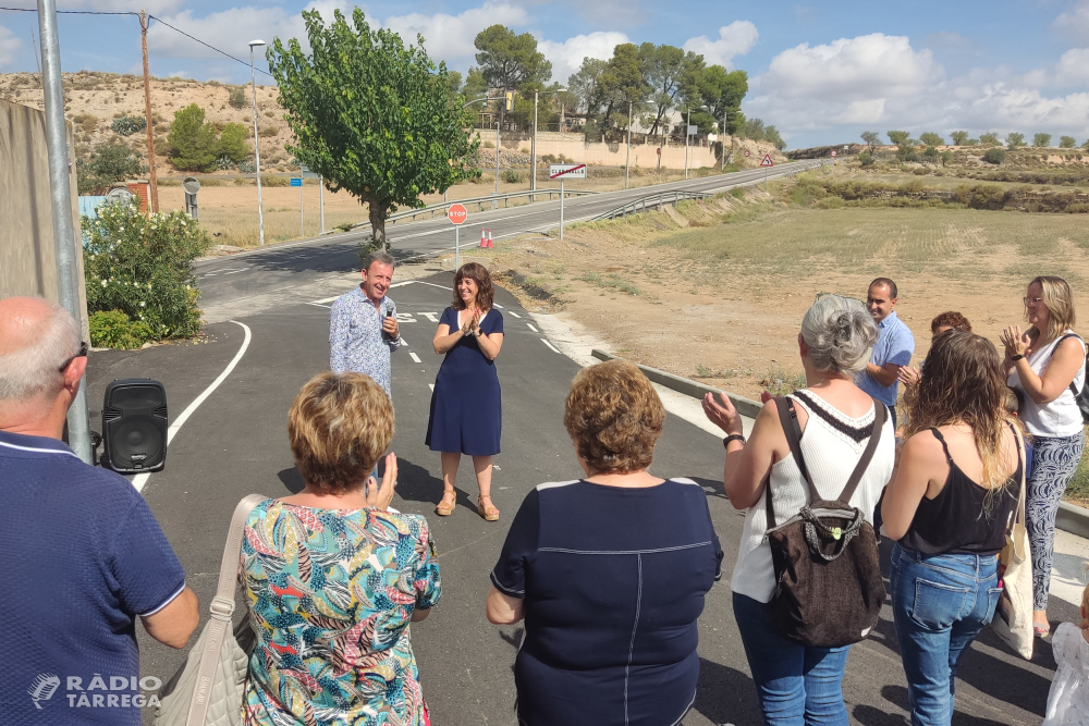 Claravalls inaugura les obres de millora realitzades en tres carrers del poble