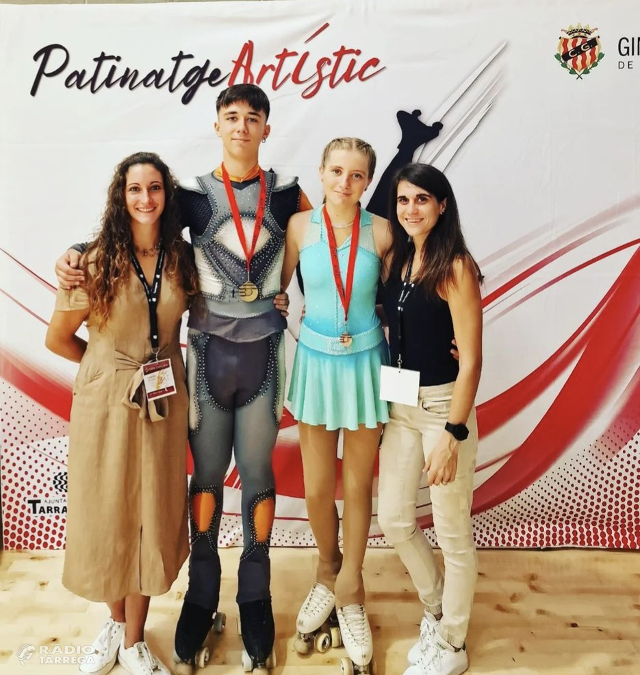 El Club de Patinatge Artístic de Tàrrega aconsegueix dos ors a la Copa Catalunya