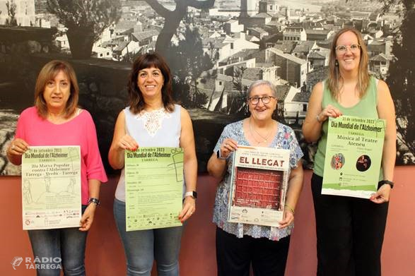 Tàrrega es mobilitza contra l’Alzheimer amb activitats de sensibilització del 21 al 24 de setembre