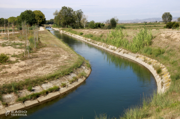 El canal d'Urgell tanca dissabte la pitjor campanya de reg dels seus 161 anys d'història