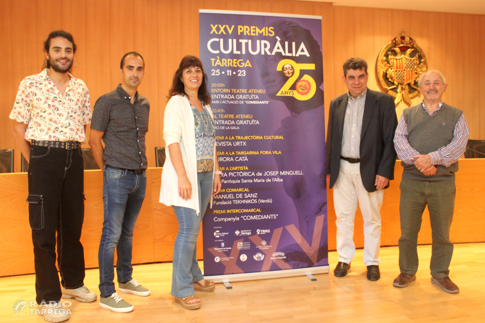 Tàrrega celebrarà la 25a edició dels Premis Culturàlia amb una gala conduïda per la companyia Comediants