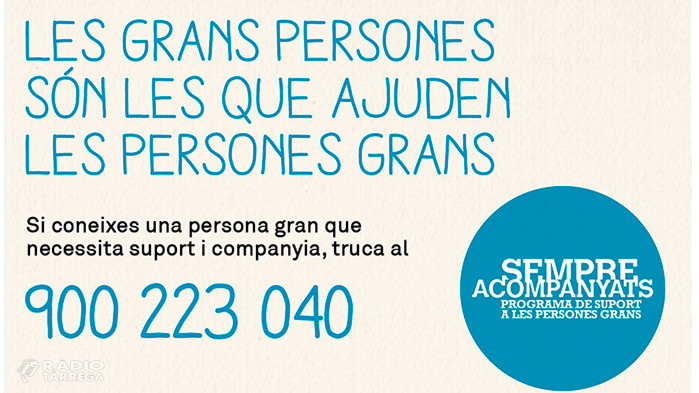 El programa Sempre Acompanyats de la Fundació la Caixa atén a Tàrrega més de 130 persones grans en situació de soledat