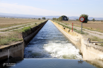 El canal d'Urgell repartirà l'aigua amb una nova unitat la campanya que ve i els regants hauran d'anticipar comandes