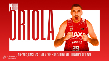 El jugador de bàsquet targarió Pierre Oriola torna al BAXI Manresa