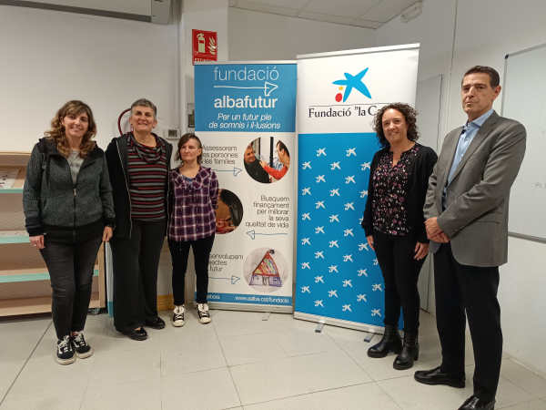 La Fundació 'la Caixa' i CaixaBank, col·laboren en la creació de l'Espai Teacch TEA de l’Associació Alba