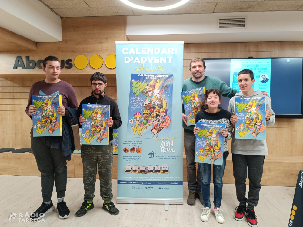 L’Associació Alba i Quàlia presenten a Lleida el Calendari d’Advent Solidari il.lustrat per dibuixant Joan Turu