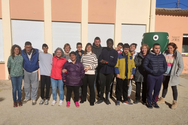 Trobada de l’alcaldessa de Tàrrega amb l’Escola Alba de la ciutat, que atén infants i joves amb necessitats educatives especials